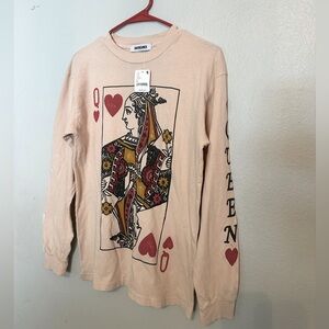 Free People ‘Queen of Hearts’ long sleeve tee shirt